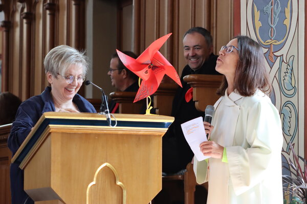 Marianne Bühler und Doris Zemp hielten eine Dialogpredigt.